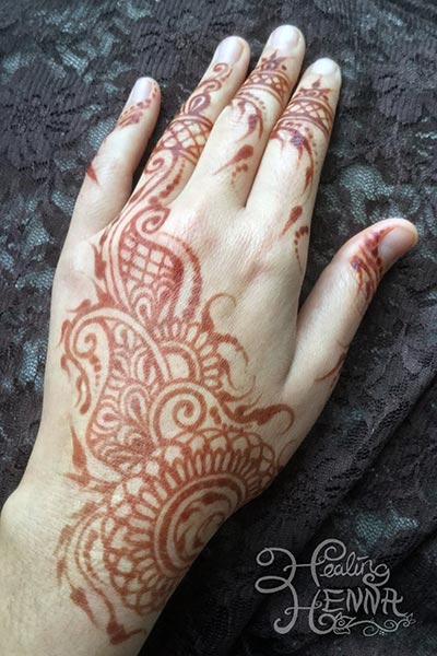 henna tattoo hand stain results 48 hours